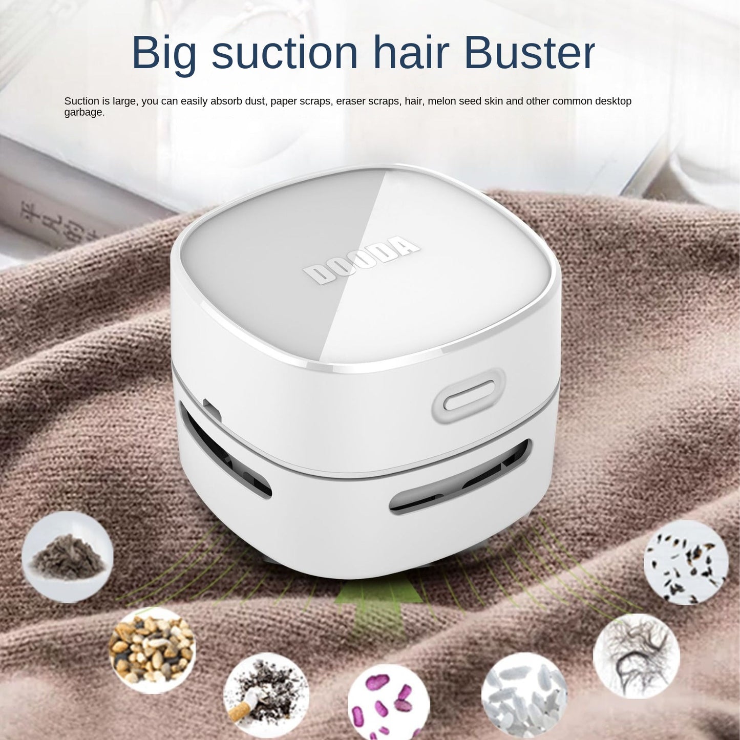 Intelligent Portable Desktop Dedicated Vacuum Cleaner High Suction Mini Desktop Vacuum Cleaner Wireless Handheld Home and Car Use