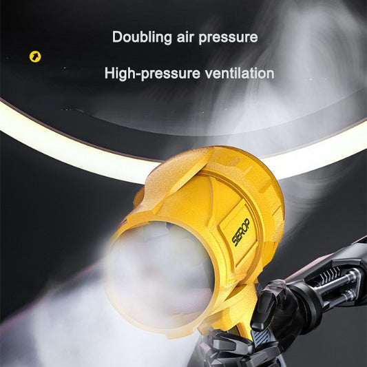 Storm machine brushless lithium battery brushed leaf blowing dust blower high-power wireless car charging turbocharged fan