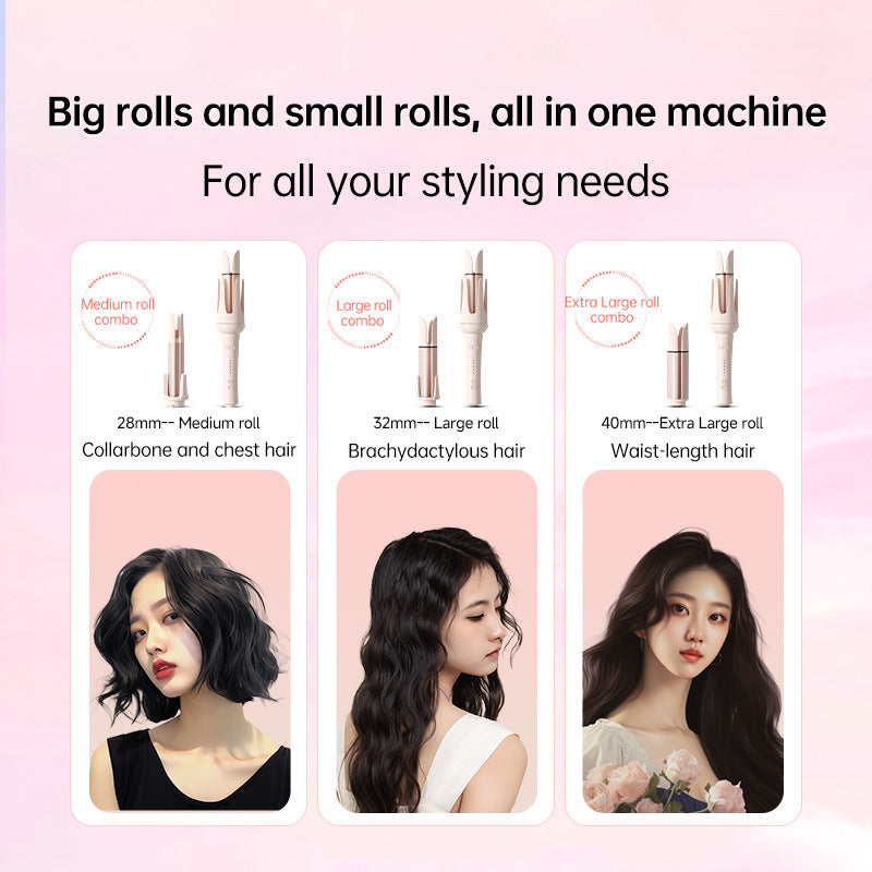 Seven in one hair changing curling stick Super large curly big wave Chicken rolls fluffy automatic curling device multi-function