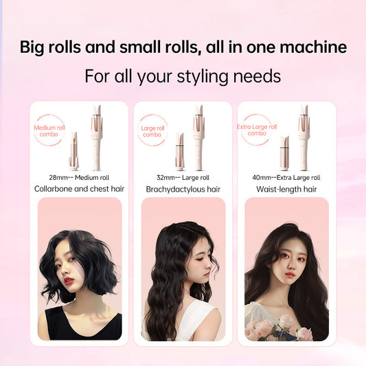 Seven in one hair changing curling stick Super large curly big wave Chicken rolls fluffy automatic curling device multi-function