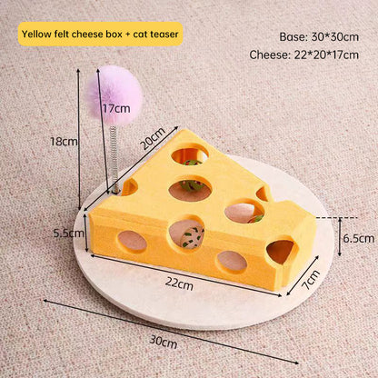 Felt puzzle toys, puzzle boxes, ball motion toys for indoor cat exercise, entertainment and hunting.