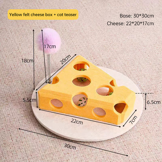 Felt puzzle toys, puzzle boxes, ball motion toys for indoor cat exercise, entertainment and hunting.