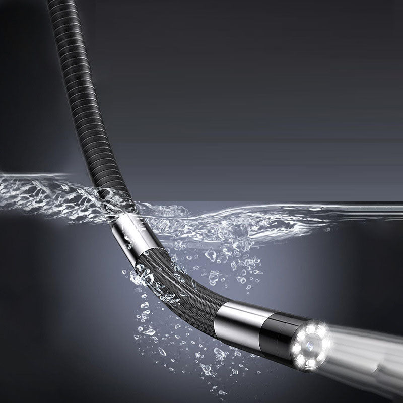 Intelligent industrial endoscope high-definition screen pipeline automotive maintenance probe lens