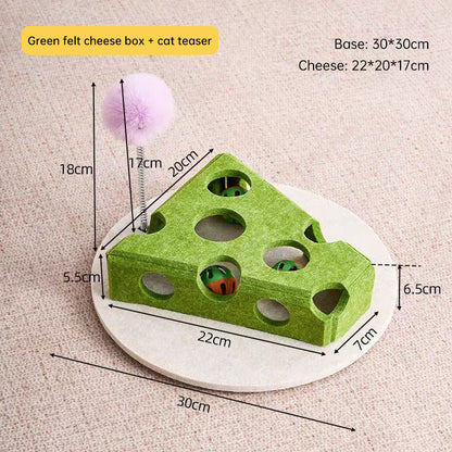 Felt puzzle toys, puzzle boxes, ball motion toys for indoor cat exercise, entertainment and hunting.